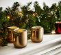 Brie Handcrafted Mercury Glass Hurricane Candleholder