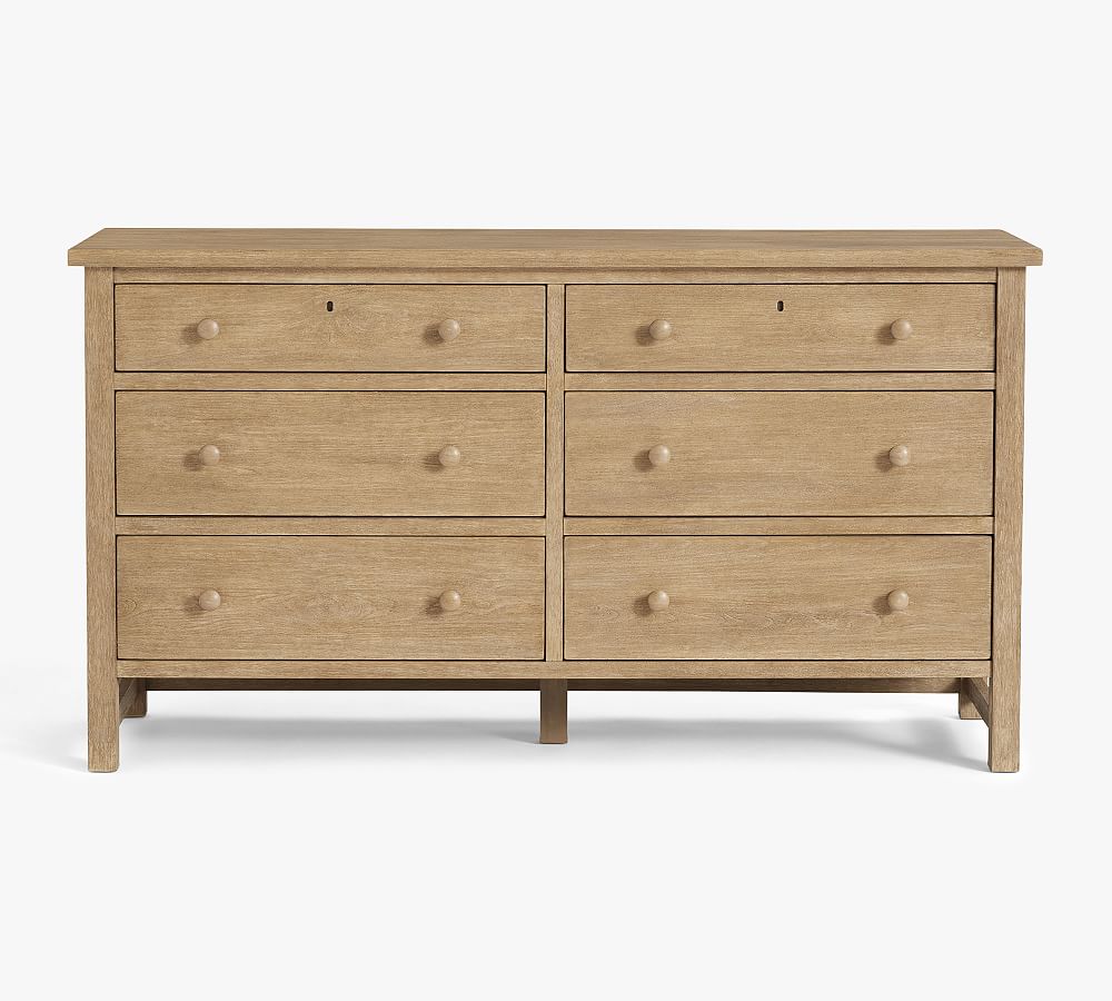 Farmhouse 6-Drawer Dresser - 66" | Pottery Barn