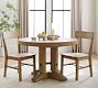 Fort Round Pedestal Extending Dining Table (48&quot;-68&quot;)