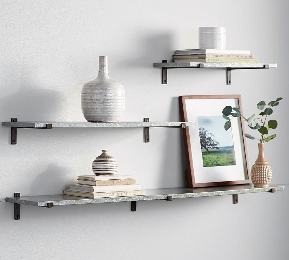 Menlo Galvanized Shelves