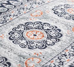 Pia Medallion Cotton Quilt &amp; Shams