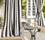 Sunbrella&#0174; Awning Striped Grommet Outdoor Curtain
