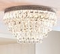 Clarissa Oversized Crystal Flush Mount (15&quot;)
