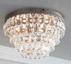 Clarissa Oversized Crystal Flush Mount (15&quot;)