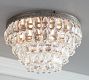 Clarissa Oversized Crystal Flush Mount (15&quot;)