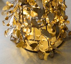 Open Box: Light Up Rustic Leaf Trees