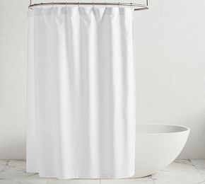 Retreat Fabric Shower Curtain Liner - Elegant Protection | Pottery Barn