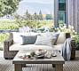 Torrey Wicker Slope Arm Outdoor Sofa (86&quot;)
