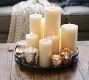 Unscented Wax Pillar Candle