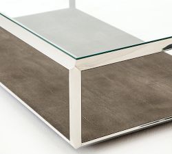 Doncaster Rectangular Shagreen Coffee Table (56&quot;)