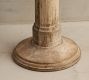 Kadence Turned Wood Pillar Holder