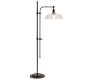 Articulating Farmhouse Glass Floor Lamp (61&quot;)