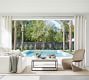 Malibu Metal &amp; Concrete Rectangular Outdoor Coffee Table (40&quot;)