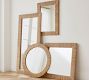 Malibu Handwoven Seagrass Floor Mirror