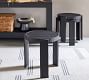 Malibu Metal Stackable Outdoor Side Stool, Set of 2 (18&quot;)