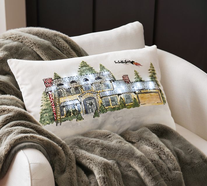 National Lampoon s Christmas Vacation Light Up Lumbar Pillow