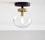 Camryn Glass Globe Flush Mount (6&quot;)