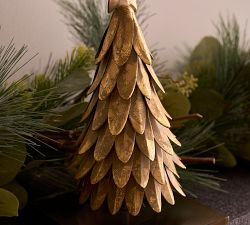 Golden Tree Stocking Holder