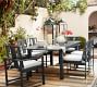 Indio Metal Extending Dining Table + Chair Dining Set, Slate