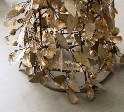 Lit Rustic Leaf Trees