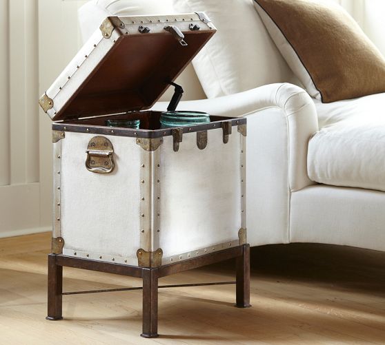 Ludlow Rectangular Trunk End Table 18.5