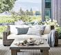 Abbott Concrete &amp; Acacia Square Outdoor Coffee Table (40&quot;)
