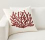 Coral Applique Pillow