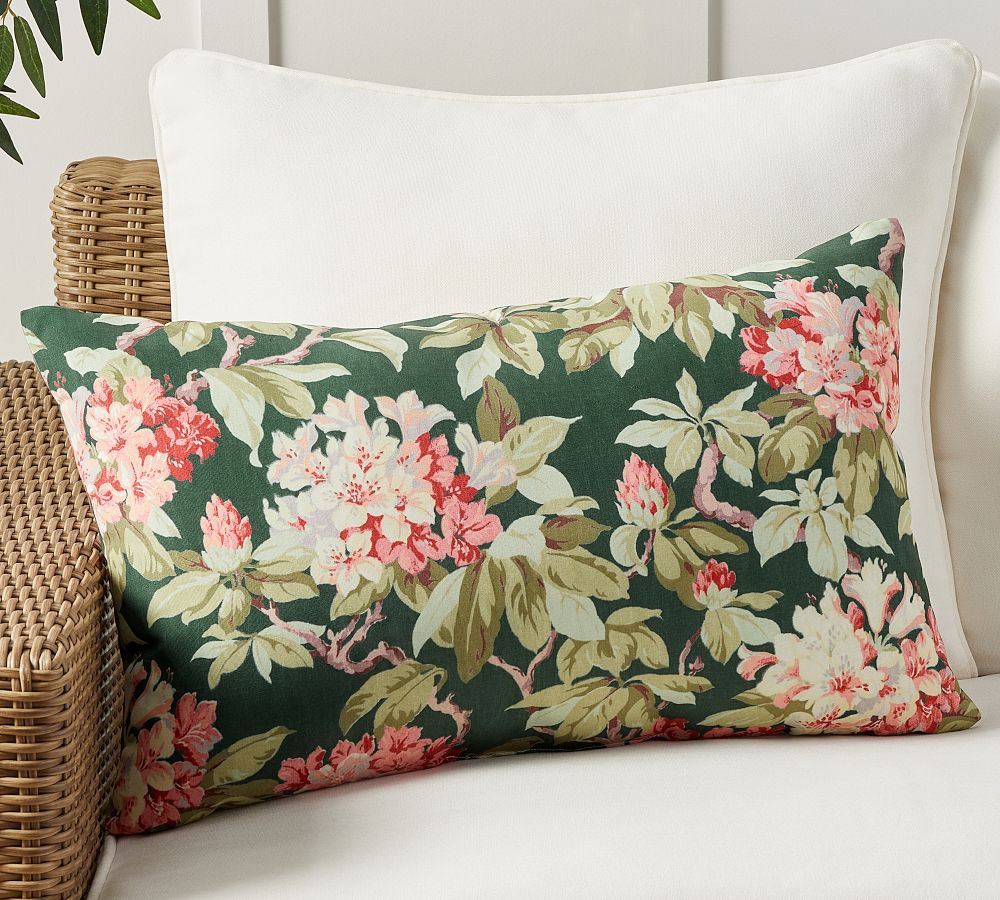 Effie Floral Outdoor Lumbar Pillow