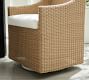 Hampton All-Weather Wicker Swivel Dining Chair