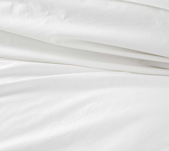 Soft Washed Organic Percale Duvet Cover