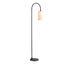 Claremont Milk Glass Cylinder Floor Lamp (65&quot;)