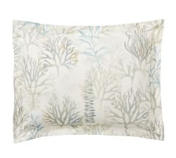 Coral Percale Sham