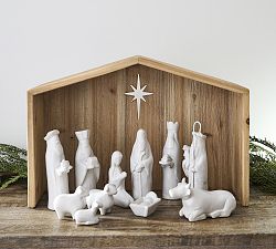 Open Box: Handcrafted Terracotta Nativity Set