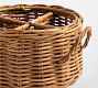 Handwoven Wicker Flatware Caddy