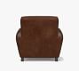 Manhattan Square Arm Leather Recliner