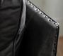 Tyler Square Arm Leather Swivel Recliner