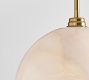 Windham Alabaster Dome Pendant (6&quot;-12&quot;)