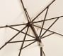 9' Round Outdoor Patio Umbrella &ndash; Rustproof Aluminum Tilt Frame