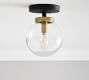 Camryn Glass Globe Flush Mount (6&quot;)