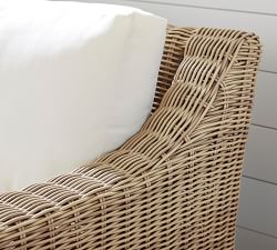 Huntington Wicker Slope Arm Outdoor Sofa (84&quot;)