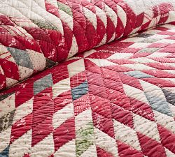 Noelle Star Handcrafted Applique Quilt