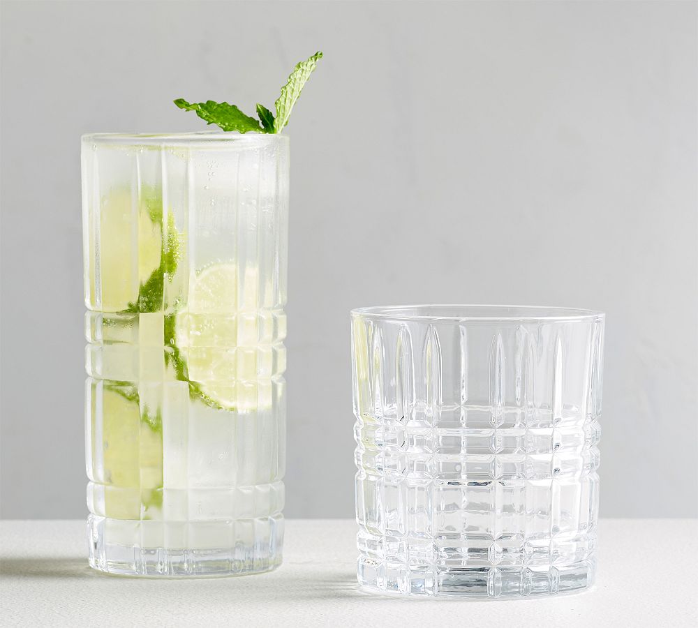 Plaid Cocktail Glasses