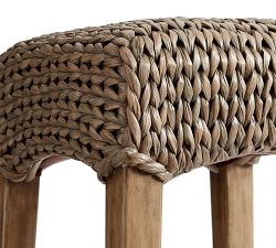 Open Box: Seagrass Backless Counter Stool