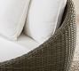 Torrey Wicker Swivel Outdoor Papasan