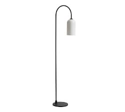 Claremont Milk Glass Cylinder Floor Lamp (65&quot;)