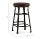 Decker Leather Stool