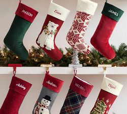 Fair Isle Snowflake Stocking