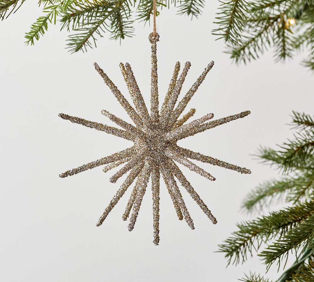 Glitter Starburst Ornament