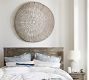 Handwoven Willow Wheel Wall Art