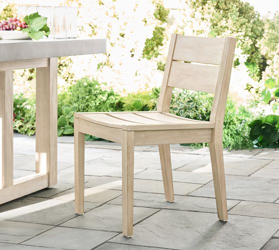 Indio Eucalyptus Modern Outdoor Dining Side Chair